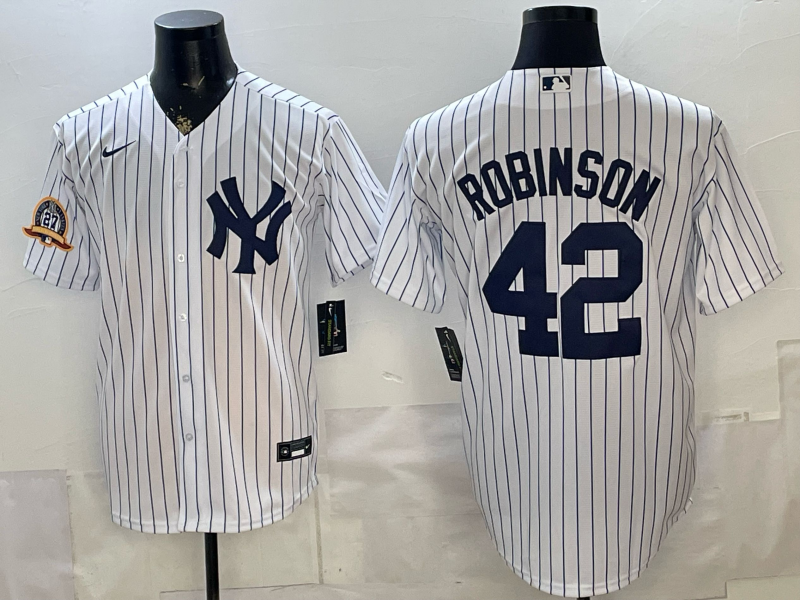 Men New York Yankees #42 Robinson white Game Nike MLB 2026 Jersey 0518002